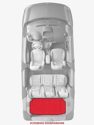 ЭВА коврики «Queen Lux» багажник для Audi RS4 (B8)